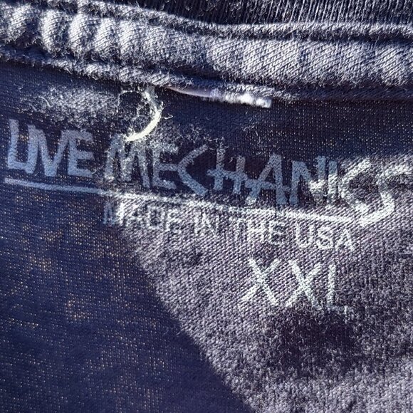 Live Mechanics T-Shirt Size XXL - Picture 3 of 4